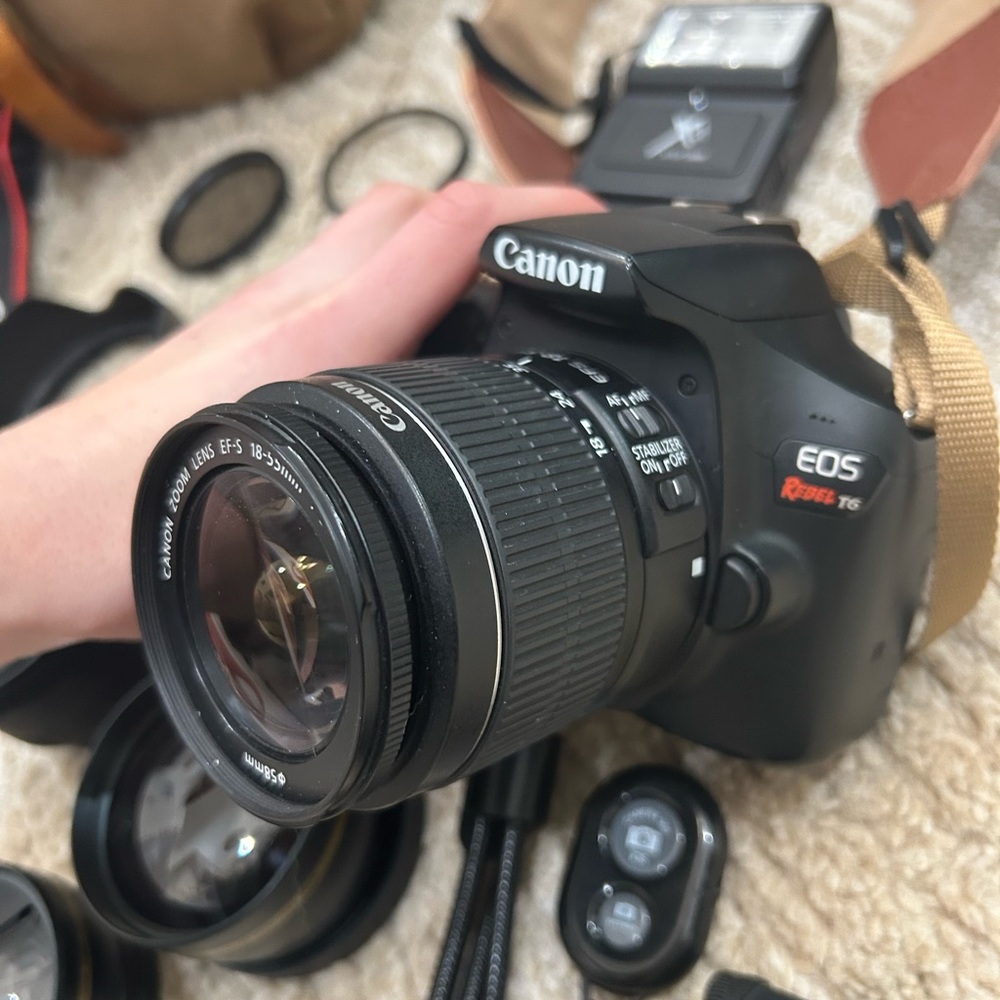 Canon EOS Rebel T5 Black Digital Camera